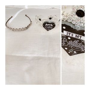 Bundle of two crown tiaras